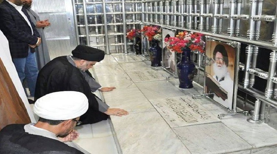 اغلاق مرقد السيد الصدر ونجليه بالنجف حتى اشعار آخر