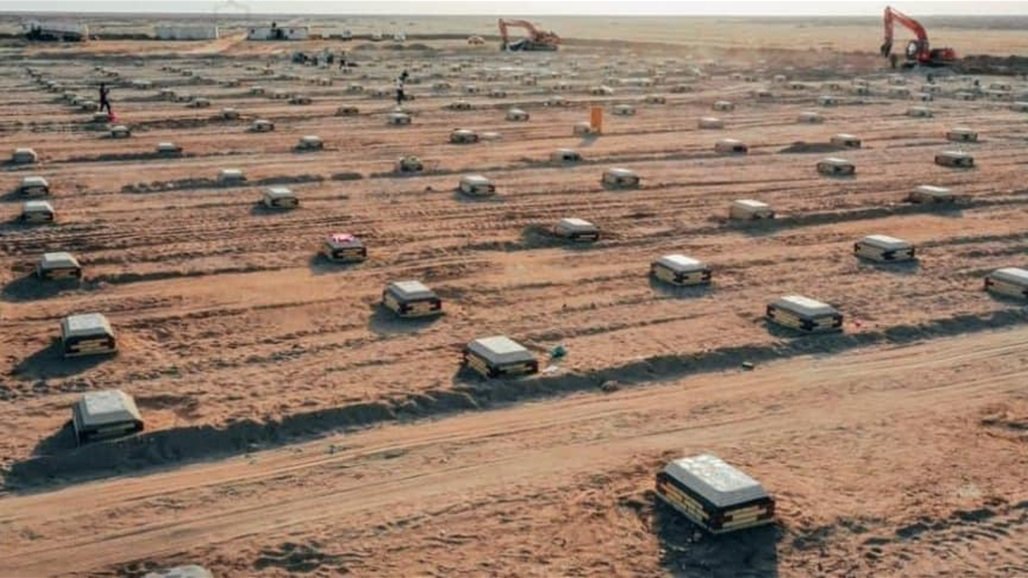 شاهد.. قبور ضحايا كورونا في وادي السلام