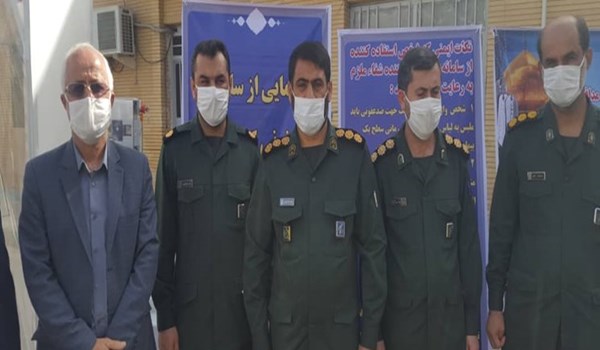 الحرس الثوري الايراني يدشن جهاز تعقيم سريع جدا