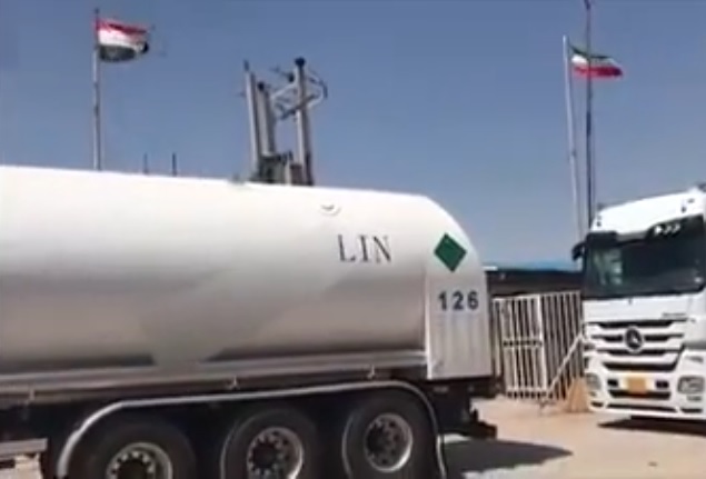 شاهد..إيران تمد العراق بالأوكسجين وتقف إلى جانبه