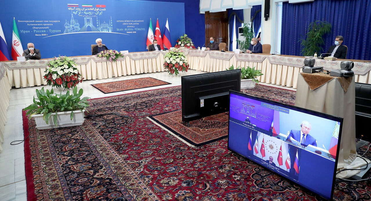 بيانيه مشترك نشست مجازي سران كشورهاي ضامن روند آستانه 