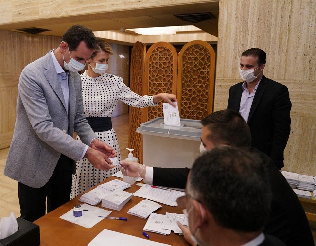 برگزاري انتخابات پارلماني سوريه