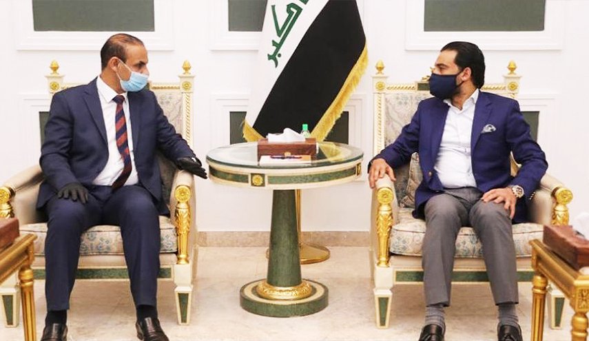 الحلبوسي يبحث ملف رواتب شبكة الحماية الاجتماعية مع وزير العمل