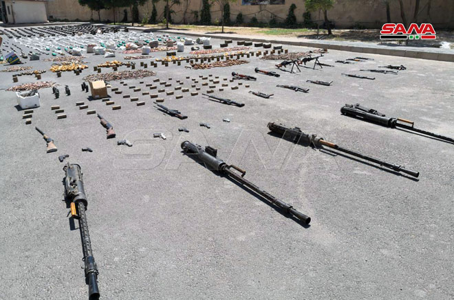 کشف بمب های ساخت آمریکا و رژیم صهیونیستی در سوریه