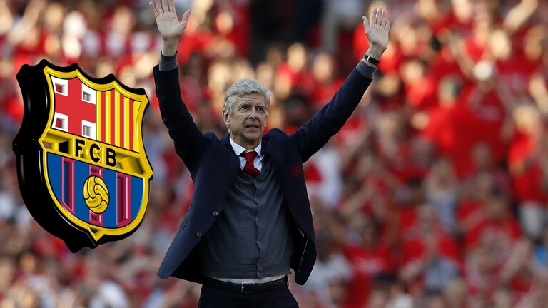 برشلونة يقدم عرضا لفينغر لتدريب الفريق وهكذا رد أسطورة أرسنال