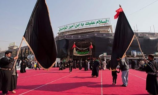 تصاوير حاج قاسم و ابو مهدى در حرم امام حسين (ع)