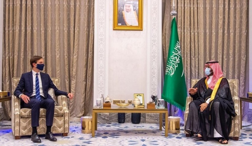 دیدار و گفتگوی داماد ترامپ با بن سلمان 