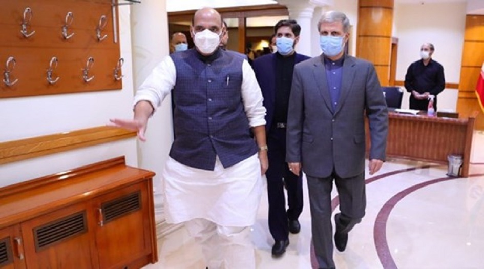 وزيرالدفاع الايراني يستقبل نظيره الهندي في طهران