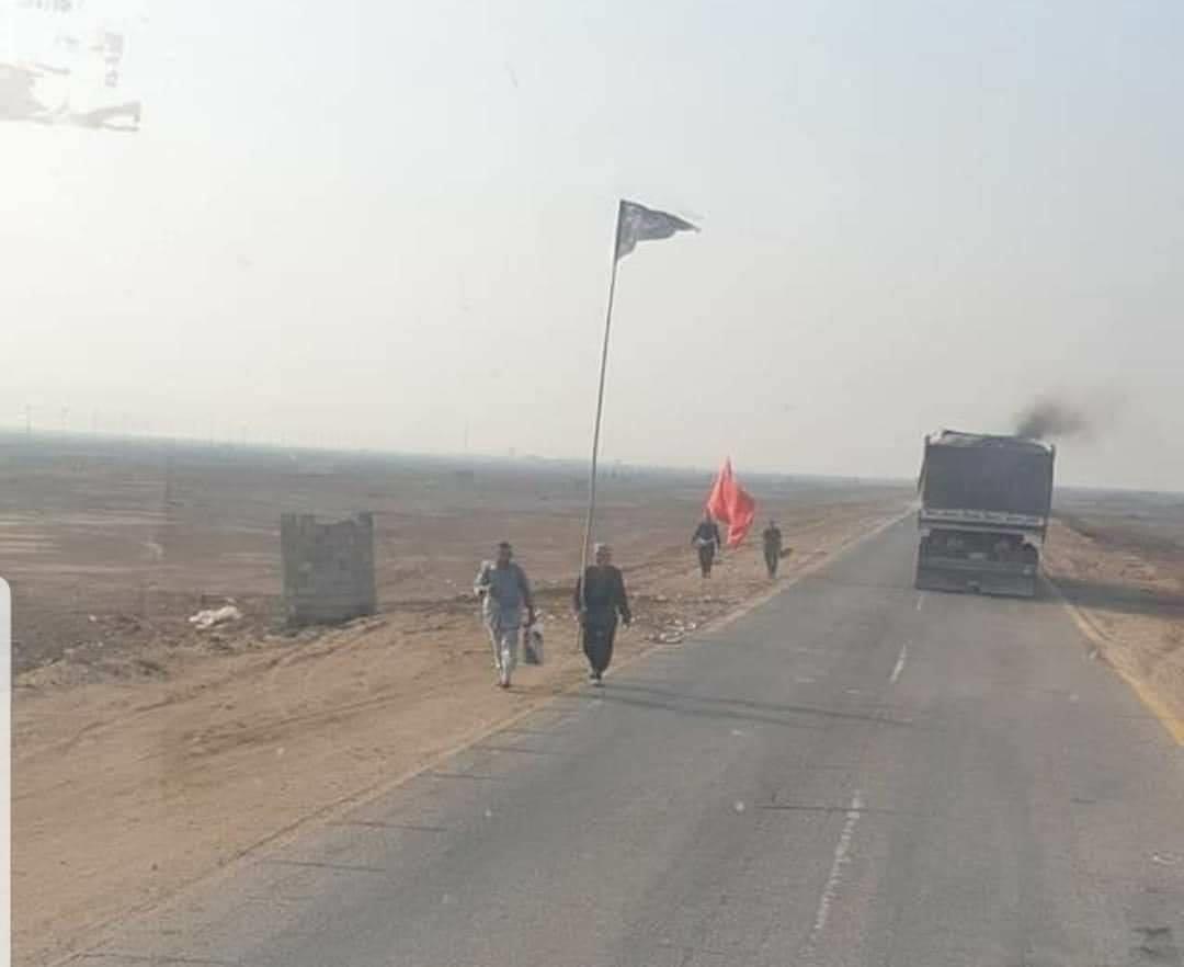 آغاز راهپيمايى اربعين در عراق