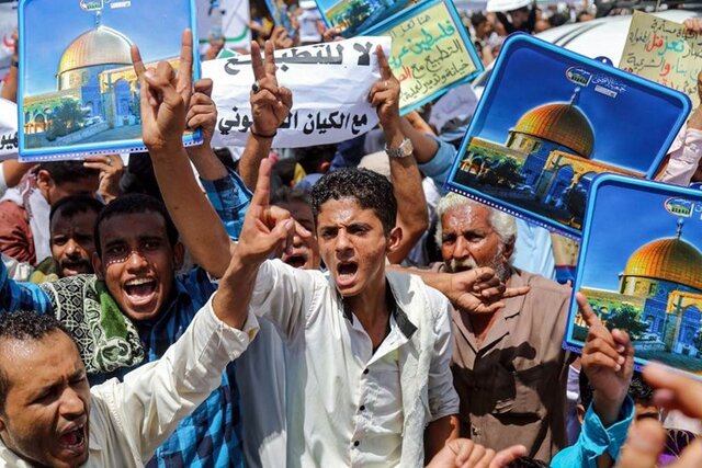 يمني‌ها دوباره  عليه امارات تظاهرات كردند