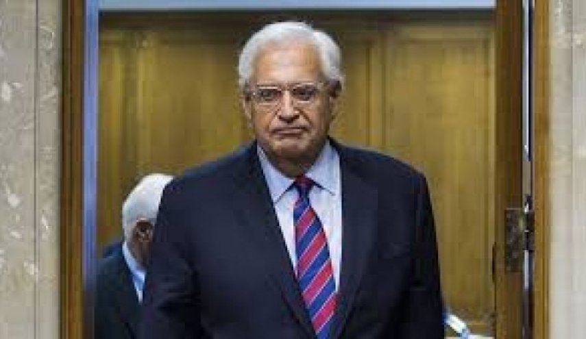 السفير الأميركي في فلسطين المحتلة: خطّة 