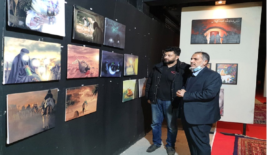 واقعة الطف في معرض للمجسّمات واللوحات التشكيلية في لندن