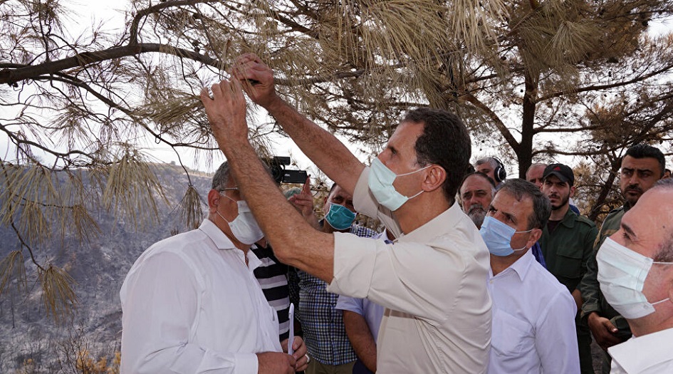 الرئيس الاسد يصدر مرسوما خاصا بقروض المتضررين من الحرائق