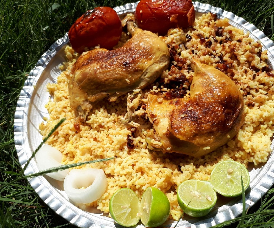مطبگ دجاج عربي، غذايي پر ادويه از بحرين