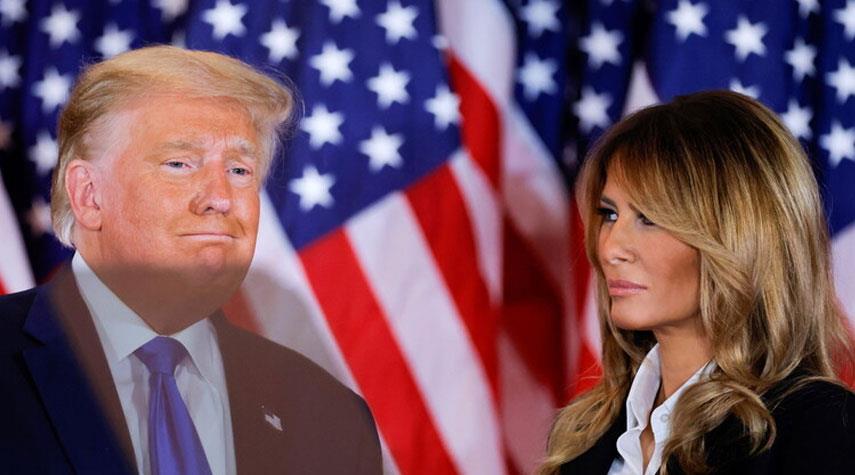 ميلانيا تطلب الطلاق من ترامب عقب انتهاء فترة ولايته