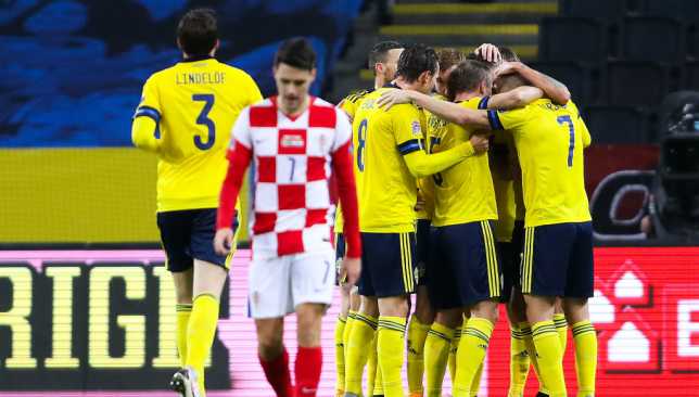 السويد تحقق فوزاً صعباً على كرواتيا بدوري الأمم الأوروبية