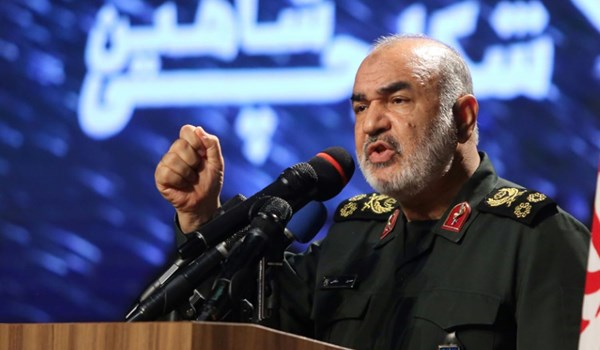 اللواء سلامي: من يهدد ايران وشعبها سوف لن يجد لنفسه نقطة آمنة على وجه الكرة الارضية