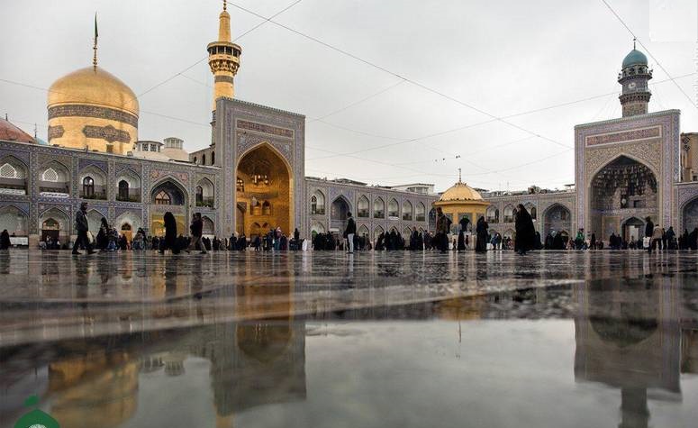 حال و هواي حرم مطهر رضوي در شب ميلاد امام حسن عسكري (ع) + عكس