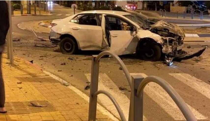 انفجار سيارة قرب تل أبيب 