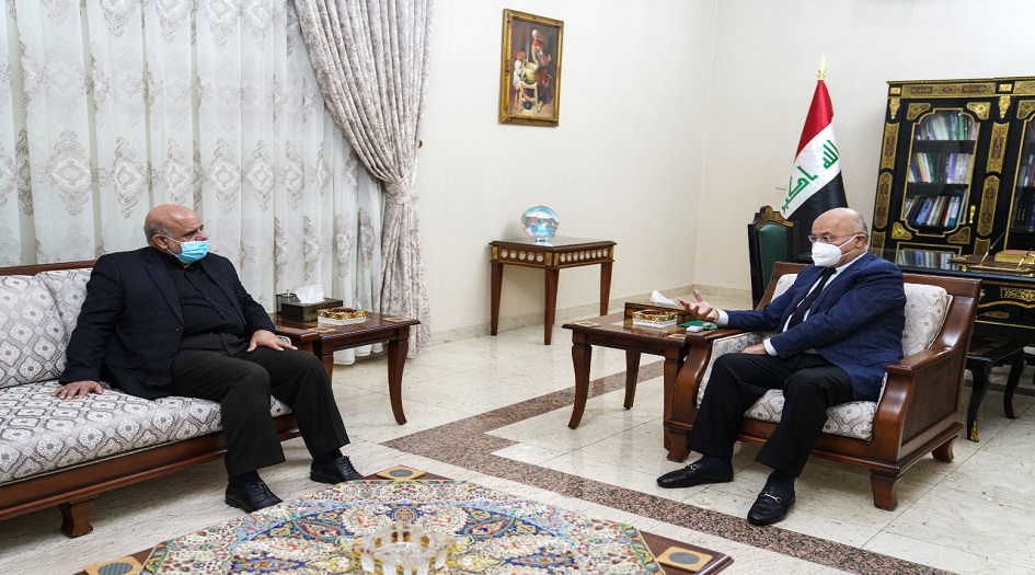 العراق... رئيس الجمهورية يدين "جريمة" اغتيال العالم الإيراني محسن فخري زاده