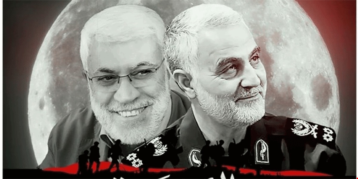 اولين سالگرد  بزرگداشت شهادت سردار سليماني و المهندس در پارلمان عراق