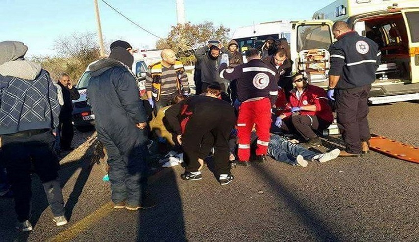 صهيوني يدهس فلسطينيا في رام الله