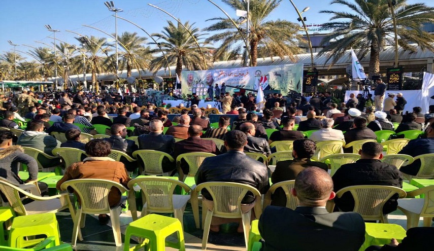 حفل تأبيني كبير في كربلاء المقدسة في ذكرى استشهاد قادة النصر+صور