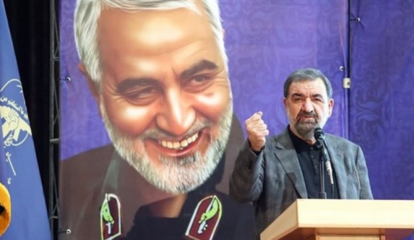 رضائي: استشهاد القائد سليماني سيتحول الى منارة للشباب في الخطوة الثانية للثورة