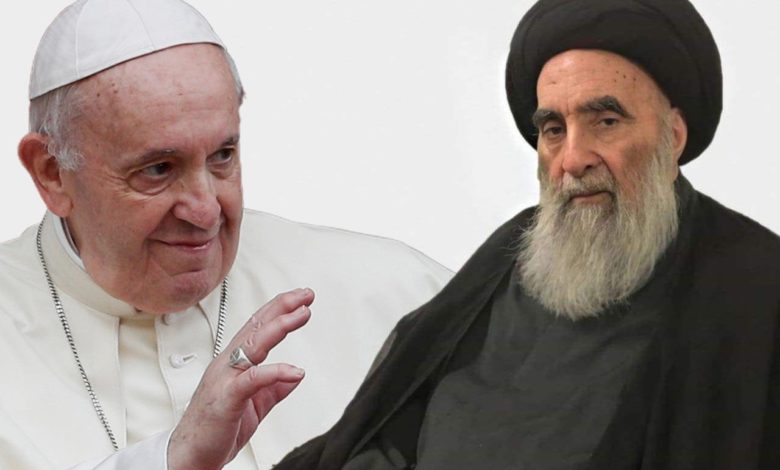 مكتب السيد السيستاني يصدر توضيحاً عن لقاء بابا الفاتيكان