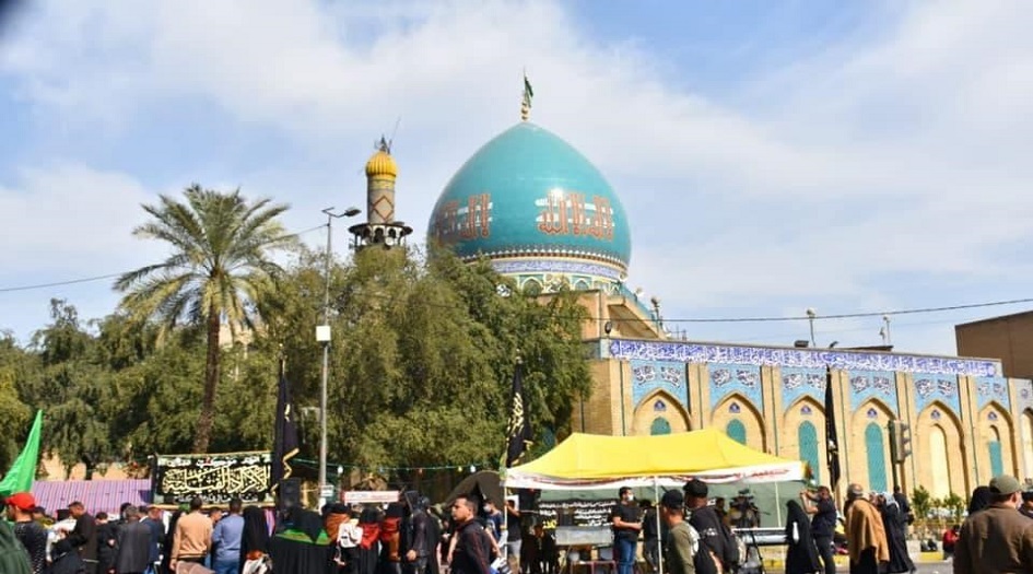 بالصور.. زحف الزائرين يستمر صوب الكاظمية المقدسة