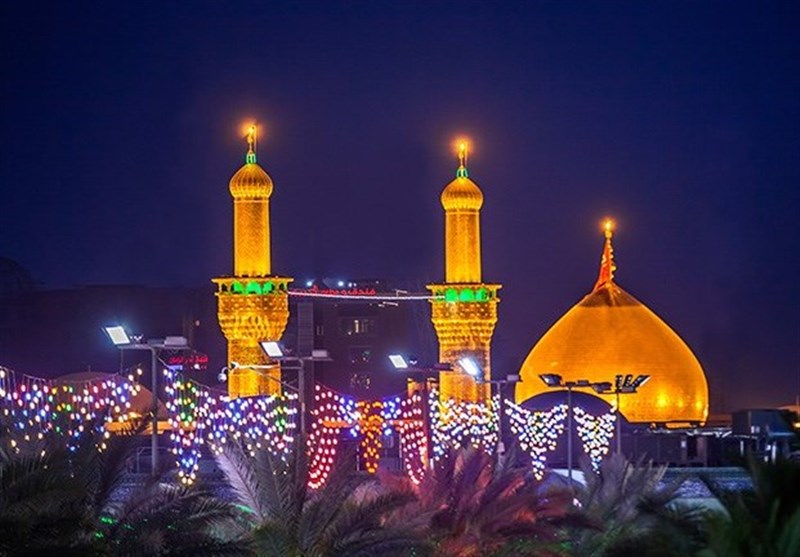 حرم مطهر امام حسين (ع) گل آرايي شد