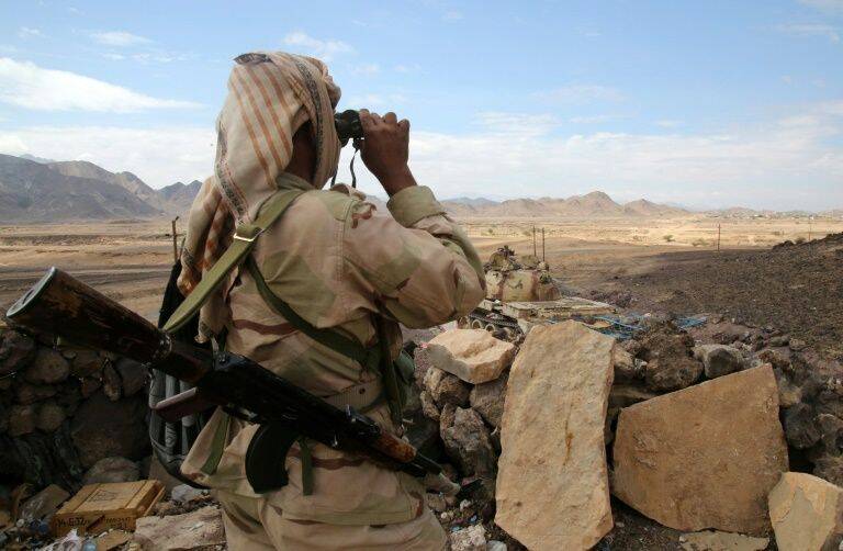 ارتش يمن در ورودي شهر مارب