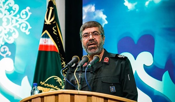 العميد شريف: الحرس الثوري يكرس جهوده لتنمية قدراته في مواجهة اميركا والكيان الصهيوني