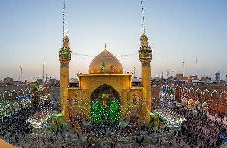 تصويري زيبا از حرم حضرت علي عليه السلام