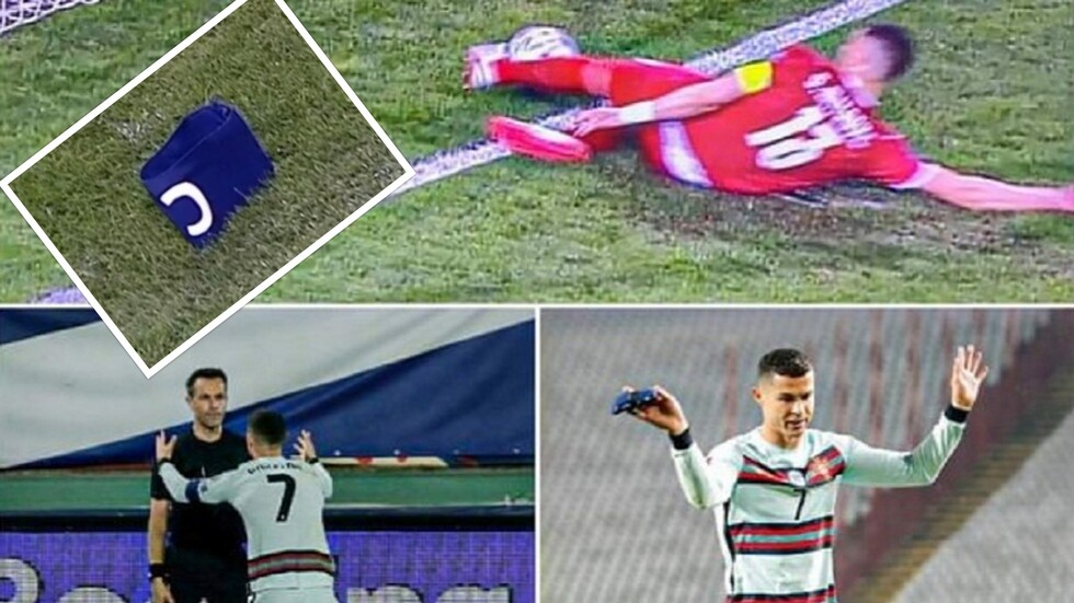 أول تعليق من رونالدو على واقعة انفعاله الشديد ورميه شارة قيادة منتخب البرتغال 