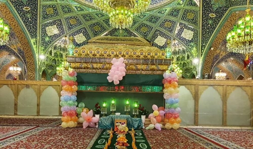 آذين بندي به مناسبت ولادت حضرت رقيه +عكس