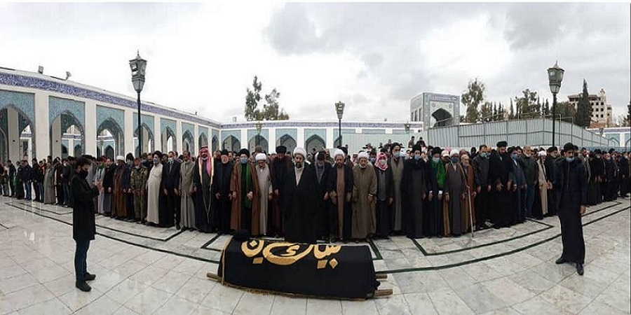 بالصور..تشييع جثمان الداعية السوري "العلامة السيد حسين الرجا"