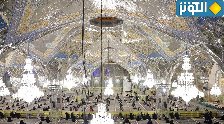 العتبة الرضوية.... المناجاة الشعبانية قبيل بدء شهر رمضان+ صور