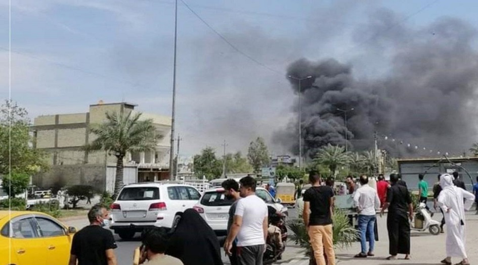 انفجار في منطقة الحبيبية شرقي العاصمة  العراقية بغداد