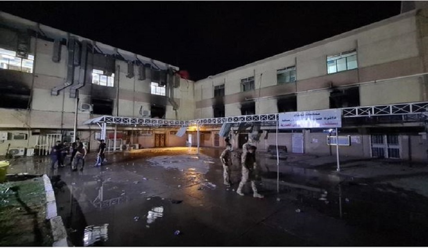 حقوق الإنسان العراقية تكشف إحصائية صادمة لضحايا حريق 