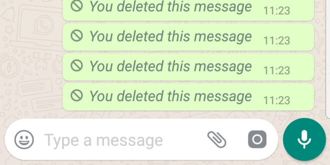 “واتسآب” يستعد لإجراء تغيير مهم في حذف الرسائل