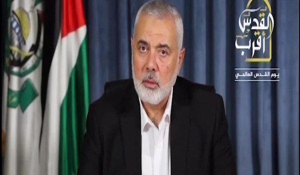 هنية: معركة القدس مفتوحة وشعبنا لن يسمح للمستوطنين باقتحام الاقصى في 28 رمضان