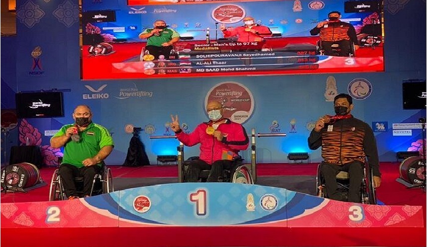 إيران تحرز ذهبية ثالثة في كأس العالم لرفع الأثقال للمعاقين