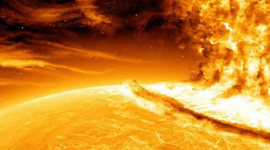 الكشف عن مدى خطورة العاصفة الشمسية" 
