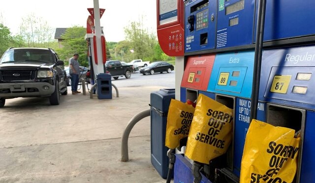 اوضاع بحرانی کمبود بنزین در آمریکا 