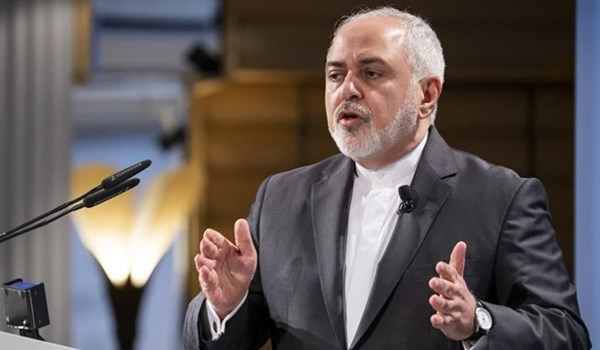 ظريف يدعو لمحاسبة الكيان الصهيوني على ارتكابه جرائم الحرب