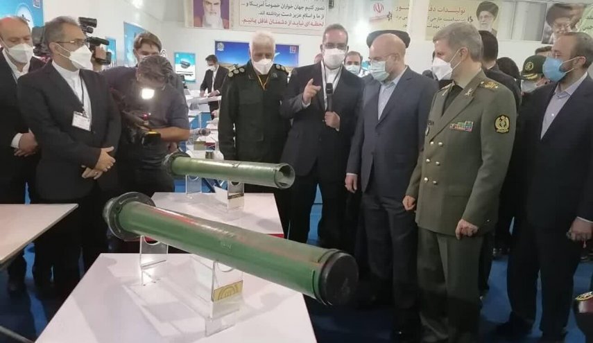 إيران.. افتتاح معرض لإنجازات وزارة الدفاع بحضور رئيس مجلس الشورى ووزير الدفاع