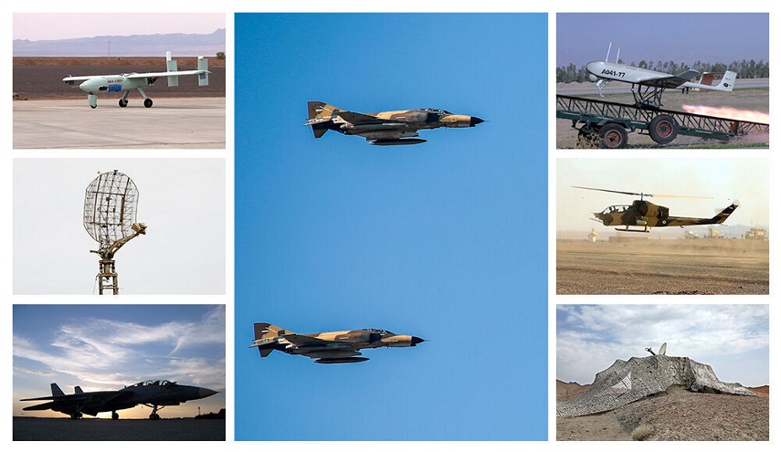 انطلاق مناورات "درع السماء 1400" للجيش الايراني في اصفهان