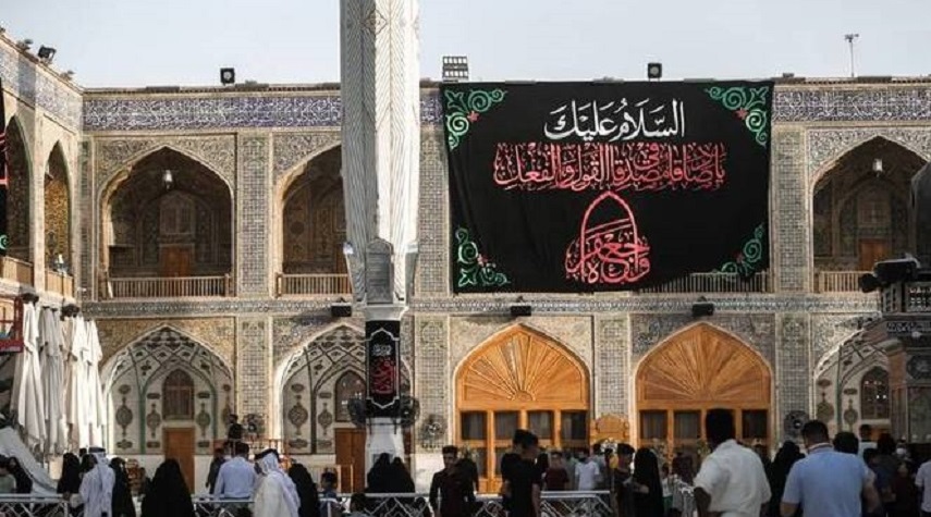 حال و هواي نجف در روز شهادت امام صادق(ع) + عكس