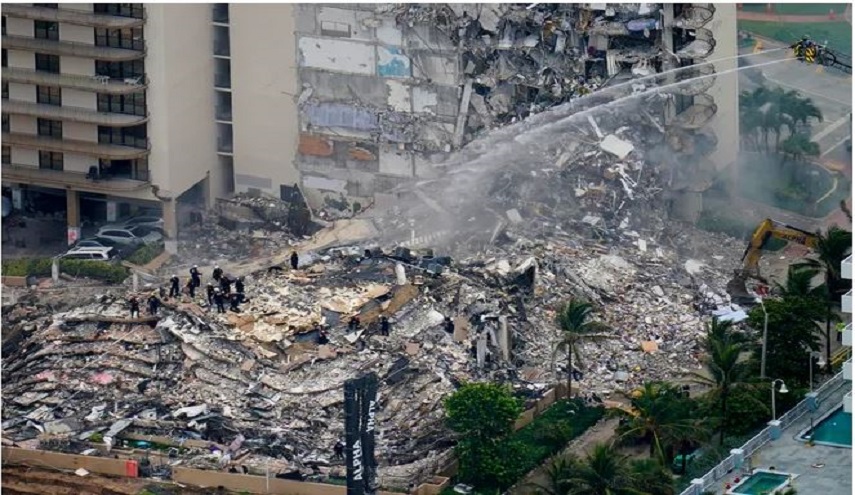 ارتفاع عدد القتلى الى 5 بانهيار مبنى بولاية فلوريدا الأميركية